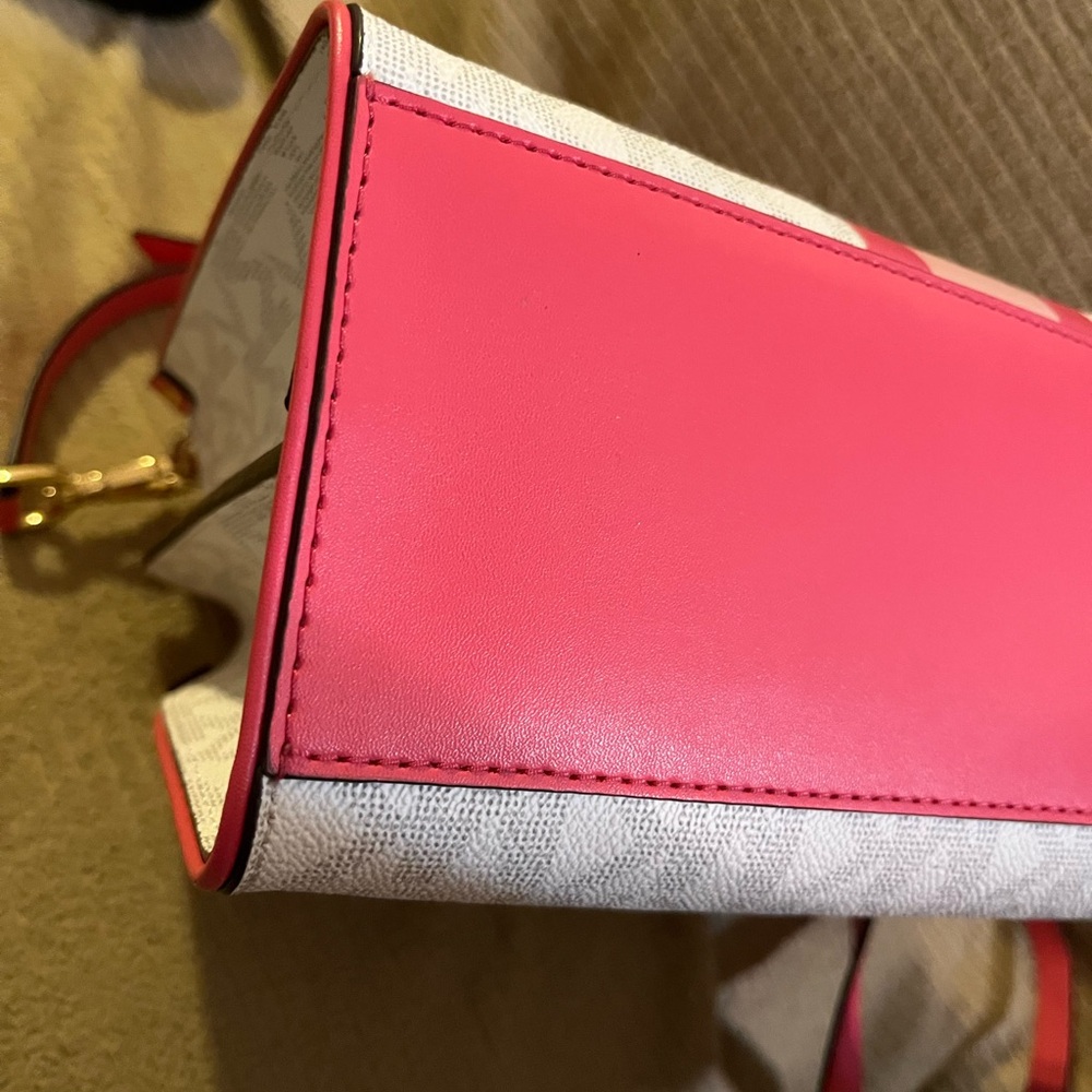 Michael Kors Hibiscus Pink Satchel - Picture 6 of 9